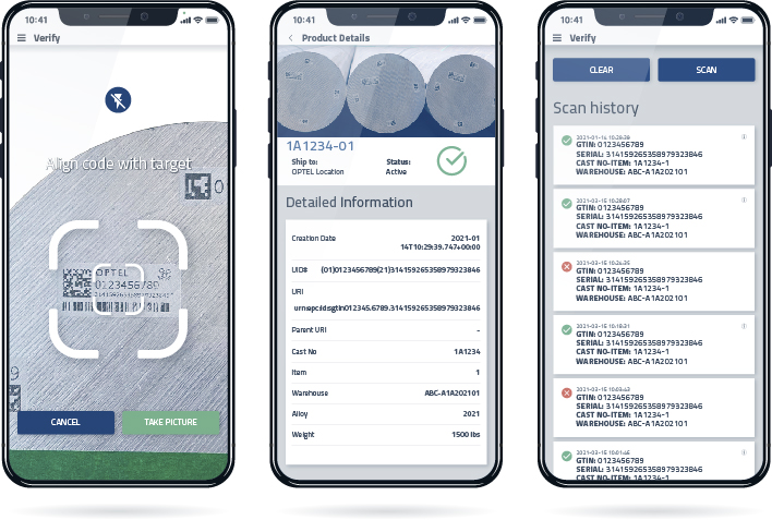 Authentication Dashboard Metals and Minerals