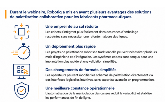 Pourquoi les cobots sont adaptés à la fabrication pharmaceutique - optel